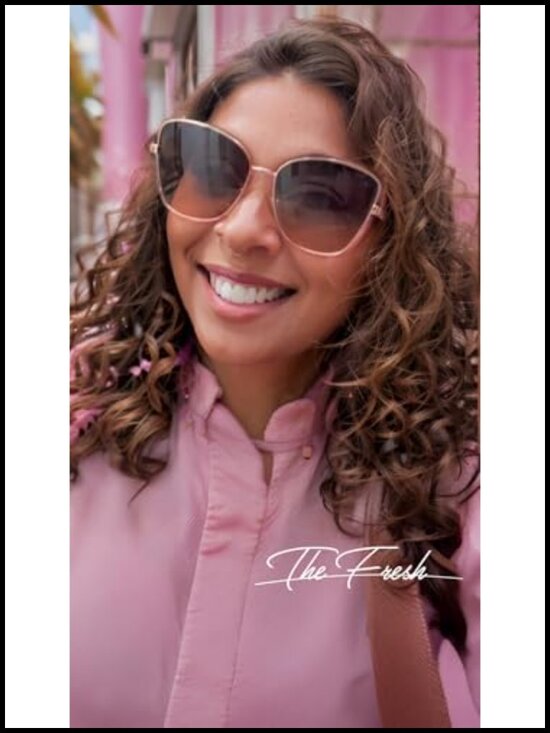 Crystal Rhinestone Sunglasses UV400 Protection Oversized Metal Frame Gift Box main image 4